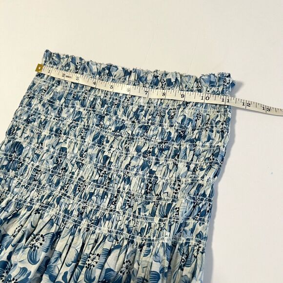 The Great. SET Sz 0 / XS Light Sky Pressed Floral The Knoll Skirt & Wren Top - Picture 14 of 16